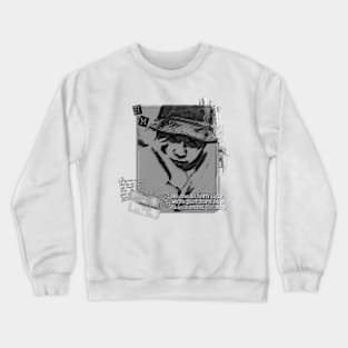 RM Quote "No one is born Ugly" - Gray Crewneck Sweatshirt